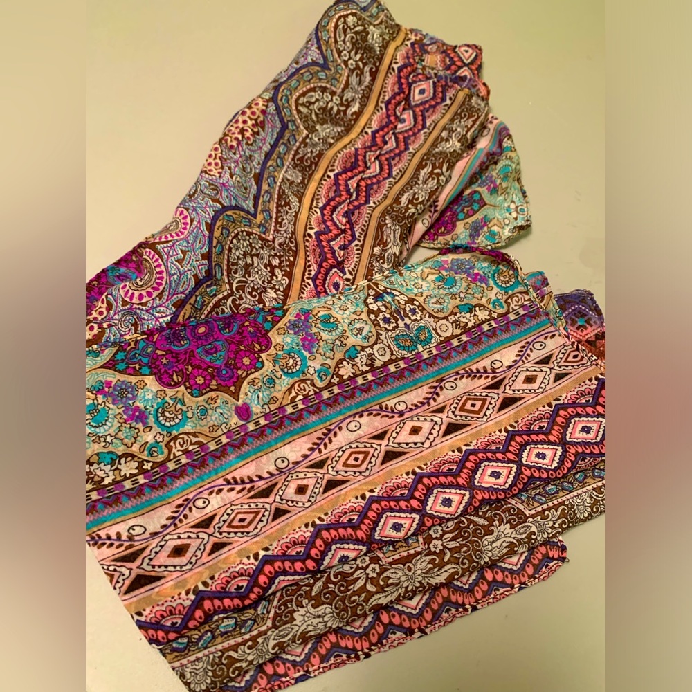 Colourful sheer scarf  brand -Artizan